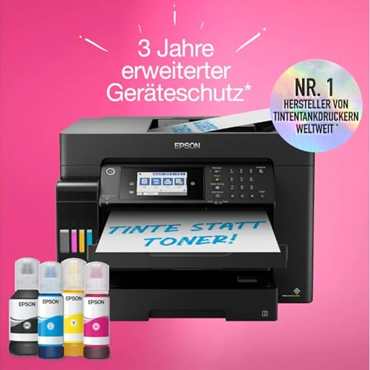 Epson EcoTank ET-16655 Tintenstrahl-Multifunktionsdrucker A3 4800 x 1200 DPI 32 ppm Wi-Fi, schwarz – Bild 6