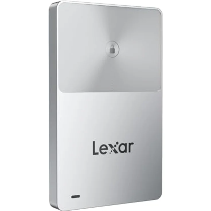 Lexar TouchLock Tragbare SSD 1TB, Externe USB 3.2 Gen2 SSD mit One-Touch-NFC-Verschlüsselung, Magnetisch, Fallschutz bis 2m, kompatibel mit iPhone 17/16, Tablet und PC – Bild 1