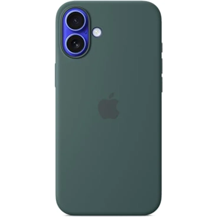 Apple iPhone 16 Plus Silikon Case mit MagSafe – Seegrün – Bild 1