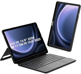 Inateck Hülle mit Tastatur für Samsung Galaxy Tab S10 FE/S9 FE/S9