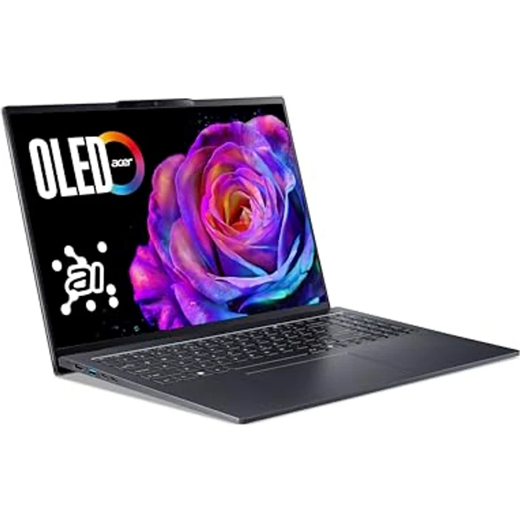 Acer Swift Go 16 OLED (SFG16-73-7943) Ultrabook, 16" WUXGA+ OLED 120Hz, Intel Core Ultra 7, 16 GB RAM, 1 TB SSD, Intel Arc 140T GPU, grau – Bild 3