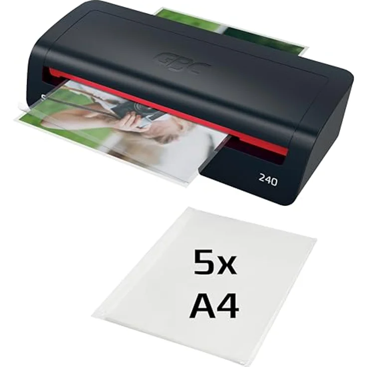 GBC Laminiergerät 240, A4 Laminiergerät mit 125 µm, 400 mm/min Laminiergeschwindigkeit, optischer und akustischer Bereitschaftsanzeige, Abschaltautomatik – Bild 7