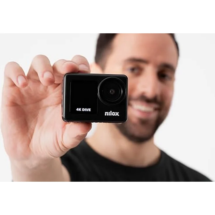 Nilox Action Cam 4K Dive, Touchscreen, WLAN, wasserdicht bis 30 m, 128 GB SD-Karte – Bild 4