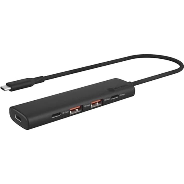 ICY BOX IB-HUB1437-CPD Tisch-Hub mit 4x USB 3.0 Type-A Ports für schnelle Datenübertragung, kompakt und universell kompatibel – Bild 2