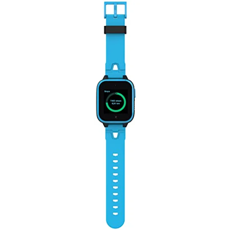 XPLORA XGO 3 - wasserdichte Telefon Uhr für Kinder (mit SIM-Karte) - 4G, Anrufe, Nachrichten, Schulmodus, SOS-Funktion, GPS, Kamera, Schrittzähler - inkl kostenlosem Tarif-Vertrag für 3 Mon. (BLAU) – Bild 4