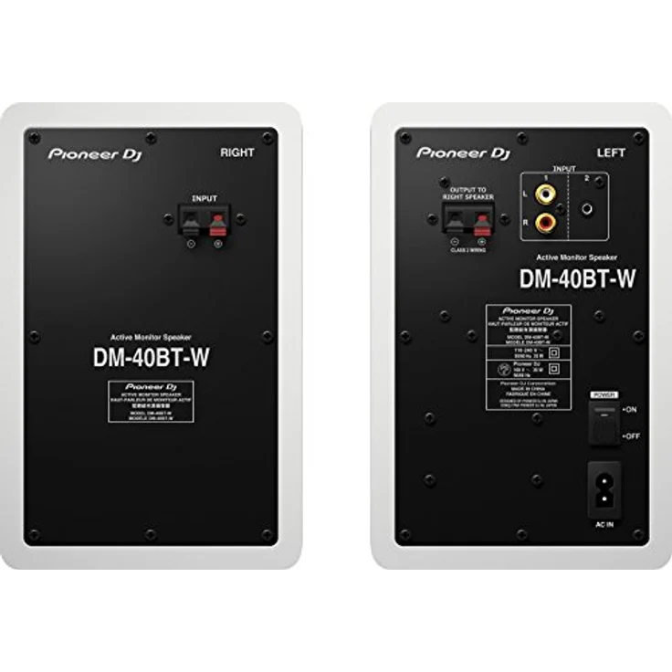 Pioneer DJ DM-40BT-W Bluetooth Studiomonitore, Weiß – Bild 3