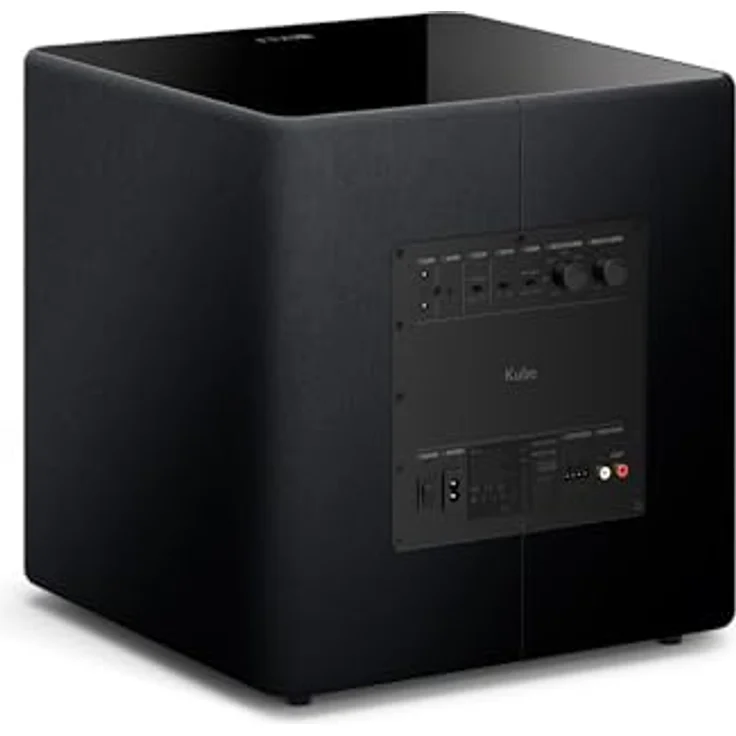 KEF Kube 12 MIE Subwoofer, Schwarz | 300 W RMS Klasse D, 30-cm-Basstreiber, iBX Intelligent Bass Extension, Cinch-Anschluss, ideal für Musik, Heimkino und Gaming – Bild 3