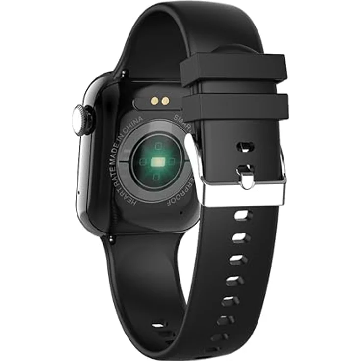 Bigben Connected Square Smartwatch, Anruf- und Gesundheitsfunktionen, 7 Tage Akkulaufzeit, schwarz – Bild 5
