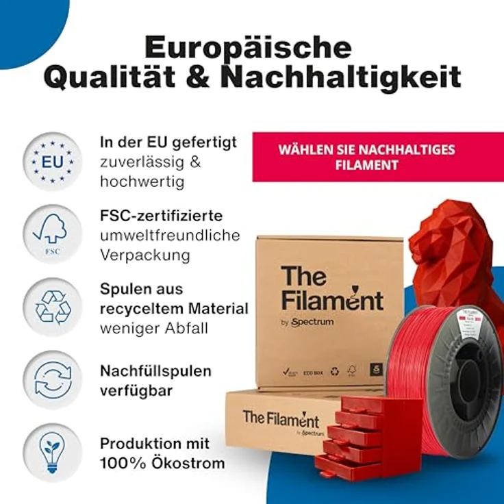 Spectrum PLA Glow in the Dark Blue 0.5kg 1.75mm, 3D Filament mit phosphoreszierendem Effekt, Blau – Bild 5