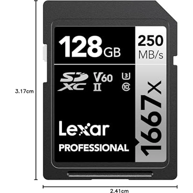 Lexar Professional SDXC UHS-II/U3 Karte 128GB – Bild 8