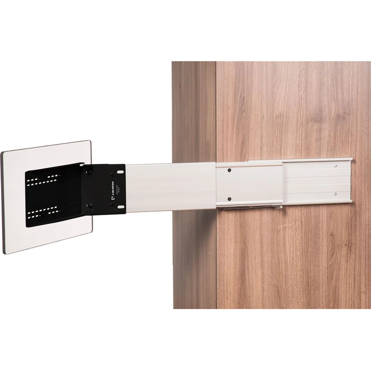 Caratec Flex CFA101L, TV-Halter seitlicher Auszug, dreh-/neigbar für 15"-24" TV, silber/schwarz