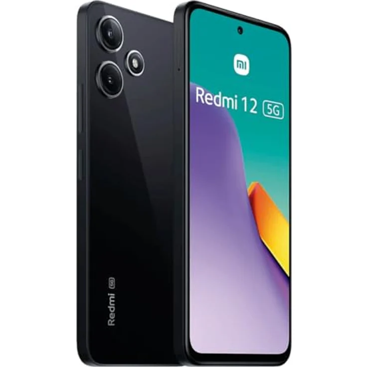 Xiaomi Redmi 12 5G, 128GB/4GB RAM, midnight-black – Bild 3