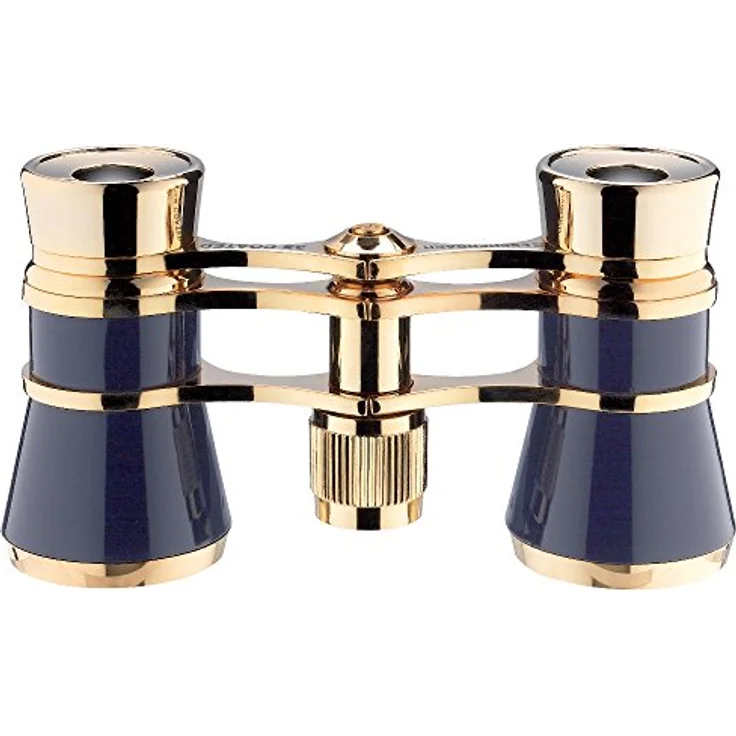 Eschenbach Optik Opernglas Glamour 3x25 mit 3X Vergrößerung, klein und handlich in blaugold – Bild 1