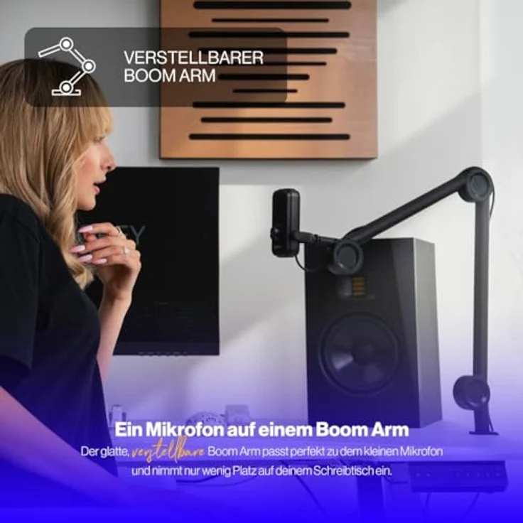 ENDORFY Solum Voice Gaming Mikrofon PC, Podcast & Streaming, USB Plug & Play, RGB-Beleuchtung, Tap-to-Mute-Button, GAIN-Regler, Nierencharakteristik, Schwarz – Bild 3