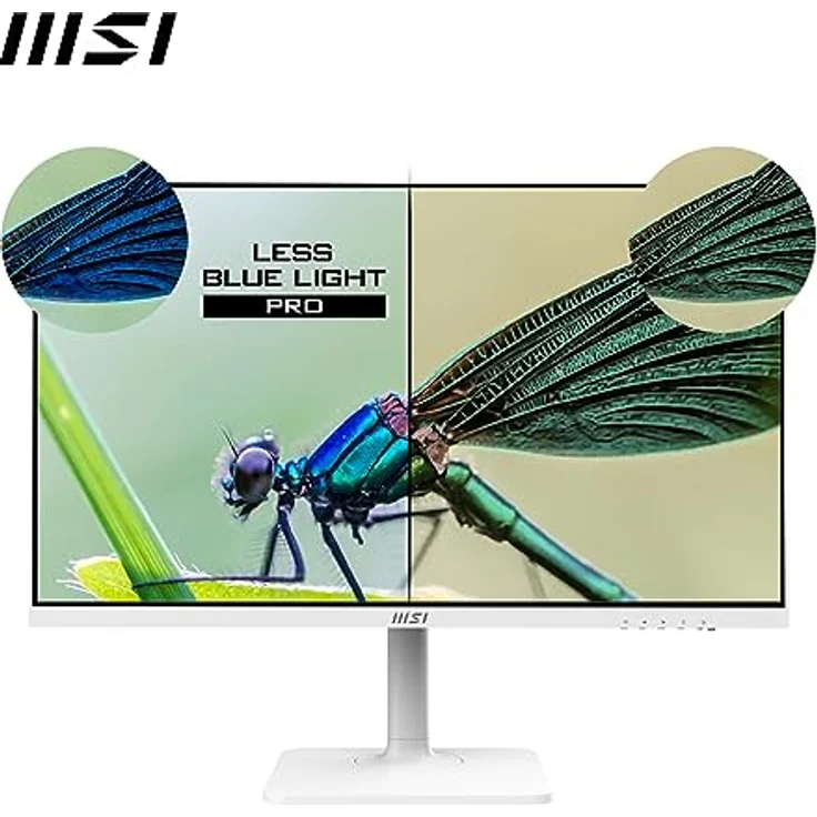 MSI Modern MD272XPWDE 27 Zoll (69 cm) Business Monitor, FHD (1920x1080), 100 Hz, IPS Panel, USB-C, HDMI, Displayport, Weiß – Bild 4
