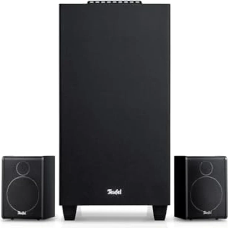 Teufel CONSONO 25 Concept 2.1 Soundsystem, Komplettsystem Heimkino mit AV-Receiver & Bluetooth, Dolby Audio, USB-C, HDMI ARC CEC - Schwarz – Bild 1