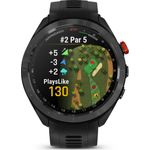 Garmin Approach S70 47mm Schwarz Keramik + Silikon-Wechselarmband