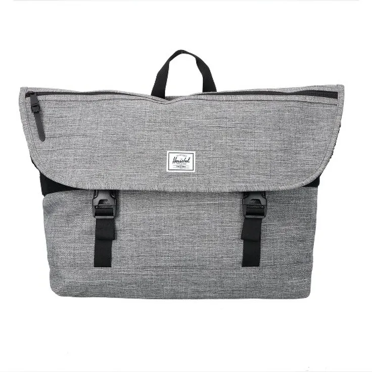 Herschel Cove Messenger, Laptop-Tasche mit 38 cm Fach, grau, 100% Polyester, 38 cm x 15 cm x 32 cm