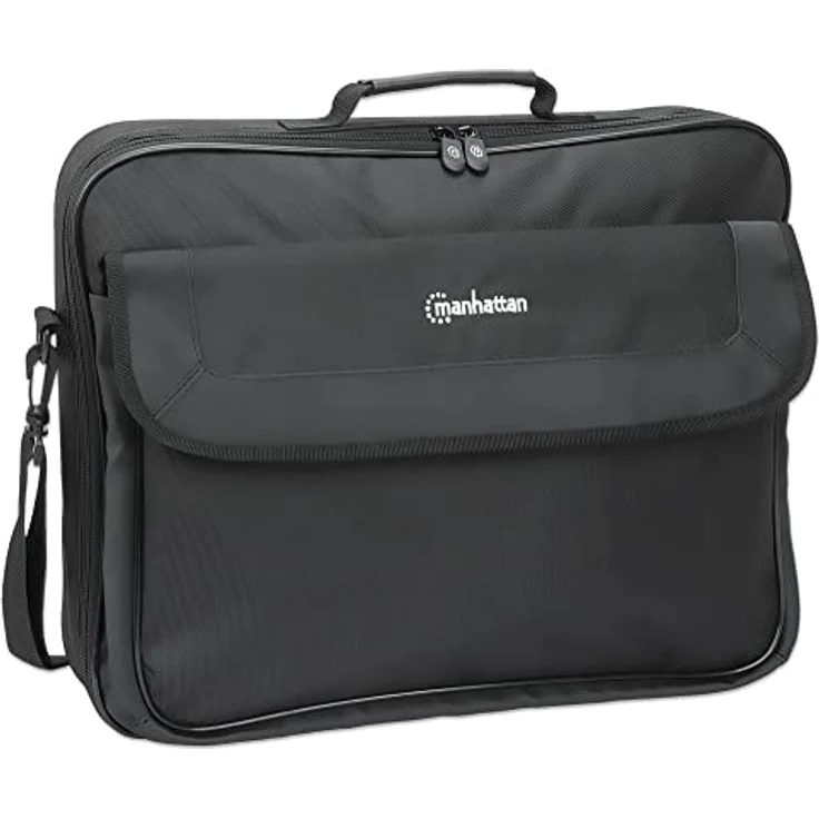 MANHATTAN Cambridge Clamshell Laptoptasche, Notebooktasche für Notebooks bis 17.3″ mit gepolstertem Fach und Reisefreundlichem Design – Bild 6