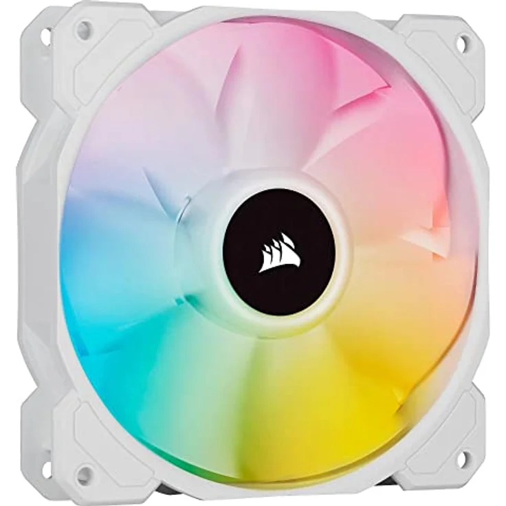 Corsair SP Series, White SP120 RGB ELITE, 120mm RGB LED Fan with AirGuide, Single Pack (CO-9050136-WW) – Bild 3