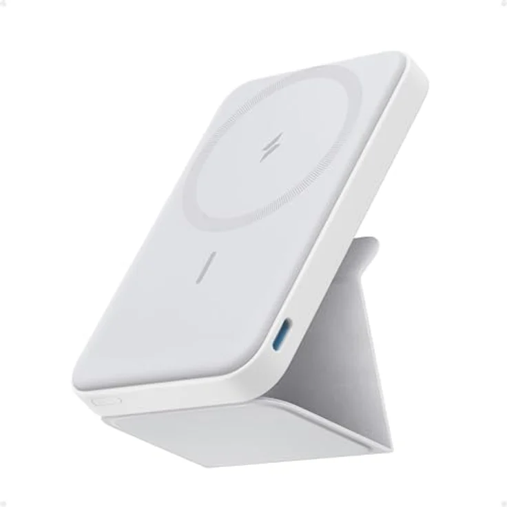 Anker 622 Magnetische Kabellose Powerbank (MagGo), 5000mAh mit integrierter Halterung und USB-C für iPhone 17/16/15/14/13/12, Dolomiten – Bild 1