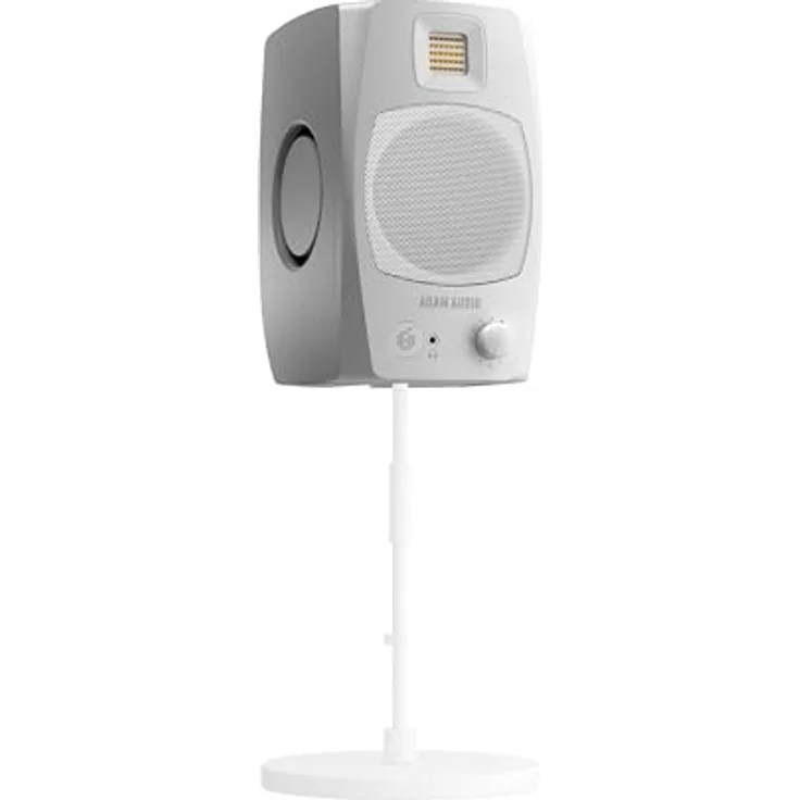 ADAM Audio D3V, Aktives Desktop-Monitorsystem mit USB-C-Anschluss, 3,5“-Alu-Woofer, 80 Watt, Paar, weiß – Bild 5