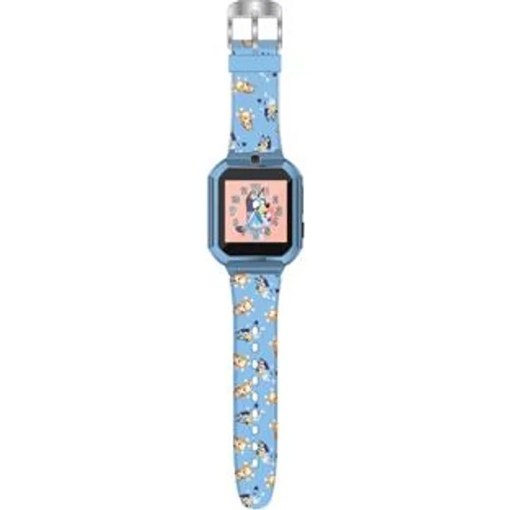 Accutime Bluey Smartwatch für Kinder, blau, interaktive Smartwatch mit 26 Spielen und Kamera