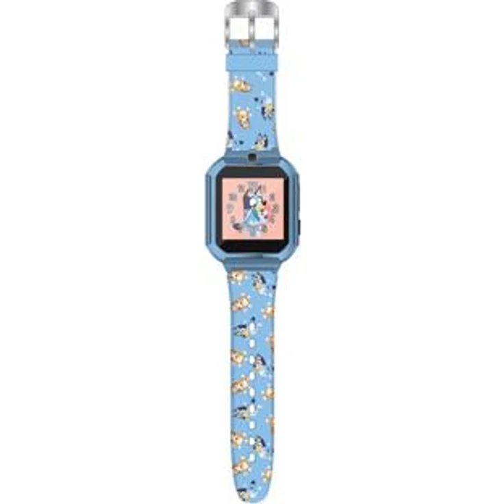 Accutime Bluey Smartwatch für Kinder, blau, interaktive Smartwatch mit 26 Spielen und Kamera