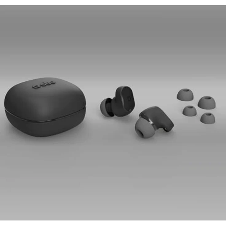 SBS Twin-Buddy In-Ear Schwarz TWS-BT-Headset IPX4 (4 h, Kabellos) - Spritzwassergeschützt, Ohrstöpsel, Schwarz – Bild 3
