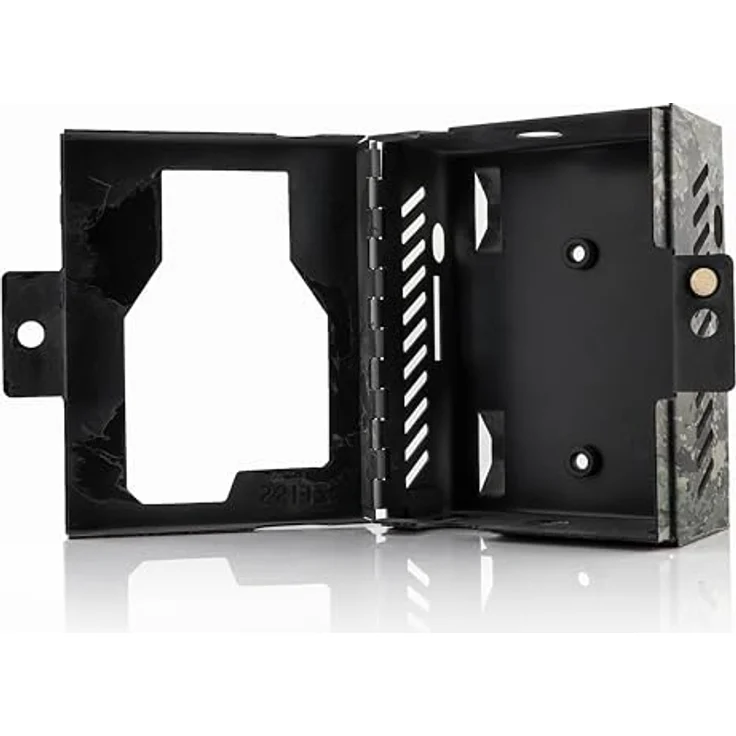 Zeiss Secacam 5 Metallgehäuse - Schutzgehäuse Wildkamera mit Bewegungsmelder Fotofalle Tierkamera Schutzbox Camouflage Nachtsichtgeräte Jagdkamera Gehäuse Schutz gegen Diebstahl – Bild 2