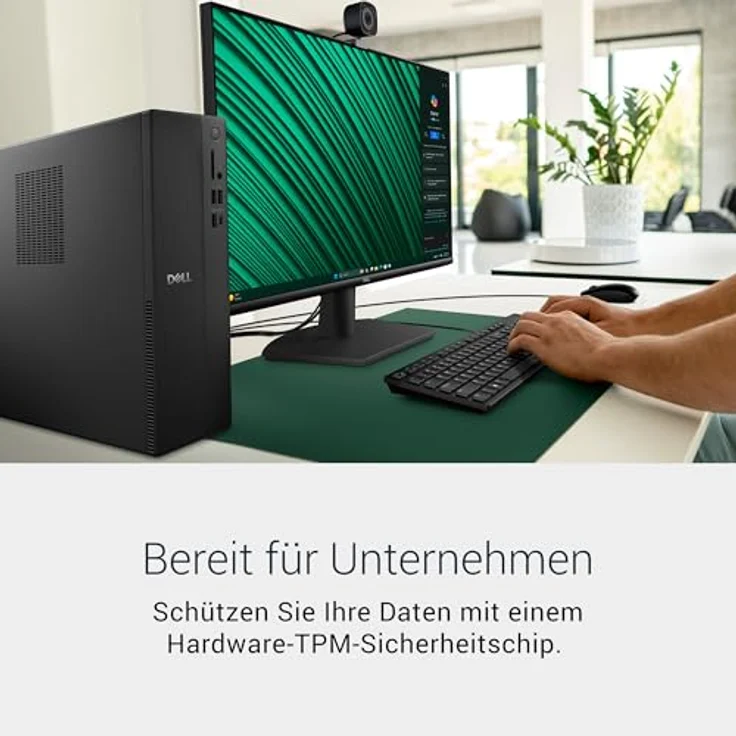 Dell Slim ECS1250 Desktop, Intel Core i5-14400, 10 Kerne, 16GB RAM, 512GB SSD, Intel UHD Graphics 730, Windows 11 Home, schwarz – Bild 4