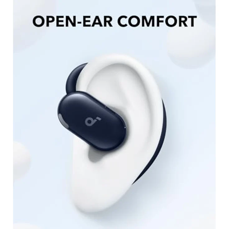 soundcore V20ikabellose In-Ear-Kopfhörer mit offener Bauweise, Bluetooth 5.4, IP55 spritzwassergeschützt, Blau – Bild 2