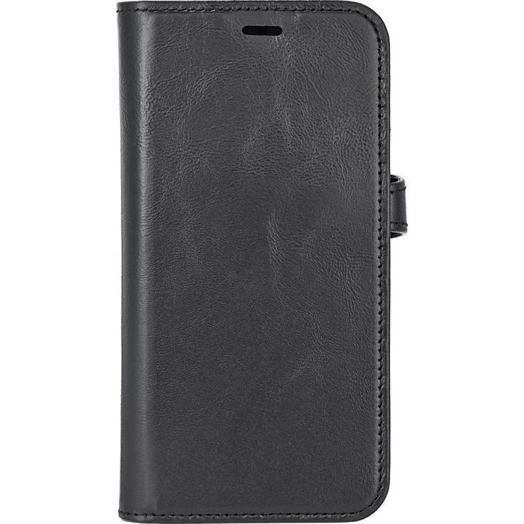 Buffalo MagSeries 2in1 Leder Brieftaschenhülle für iPhone 16e, Schwarz, drei Kartenfächer, abnehmbare magnetische Schutzhülle