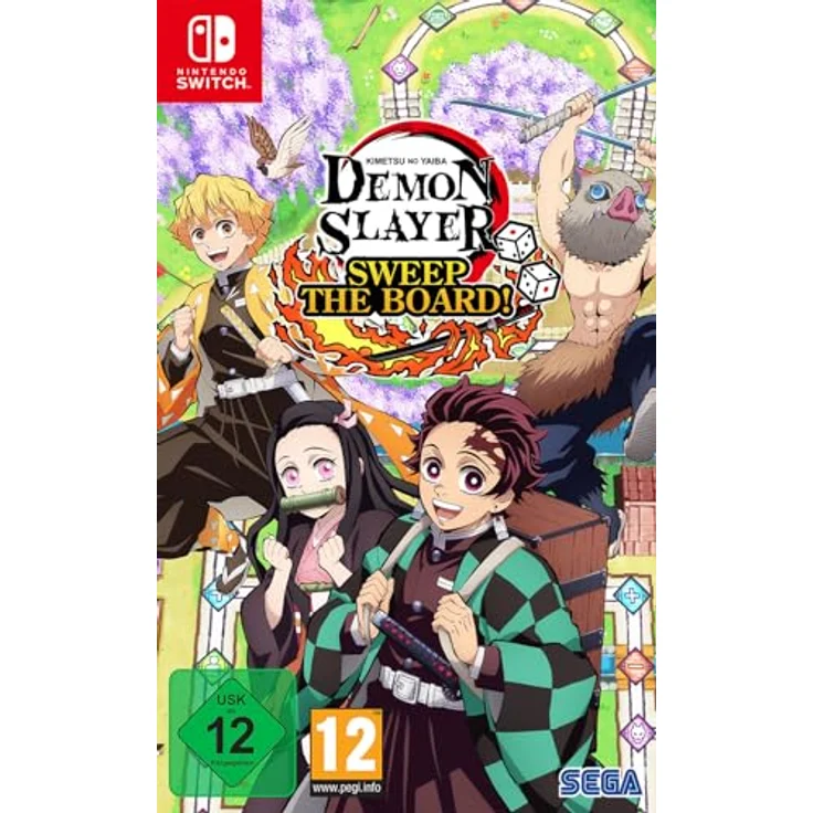 SEGA Demon Slayer -Kimetsu no Yaiba- Sweep the Board! (Switch), Nintendo Switch Spiel mit Joy-Con Steuerung – Bild 1