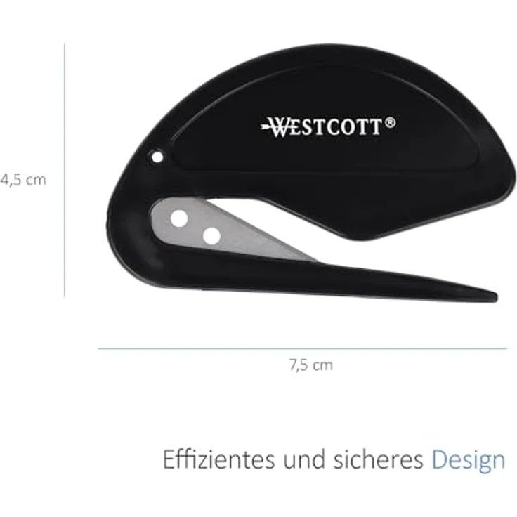 Westcott Brieföffner E-29699 00, aus Kunststoff, Länge 8cm – Bild 3