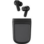 Urbanista Phoenix Solar Powered In Ear Bluetooth Kopfhörer Noise Cancelling, Hybrid ANC, Unendliche Spielzeit, Multipoint Earbuds, Ladecase kabellos und selbstaufladend mit Licht, Mitternachtsschwarz