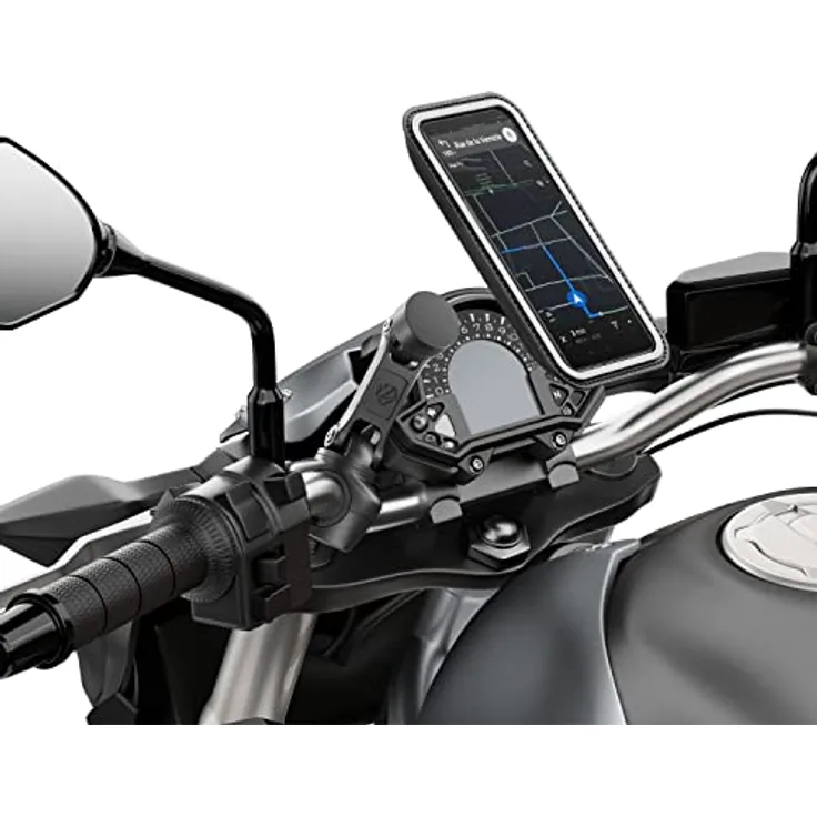 AmazonDe/BBKOW Shapeheart - Magnetische handyhalterung Motorrad PRO mit Extender | Anti-Vibration | Universal 360 Drehung | Motorrad handyhalter wasserdicht