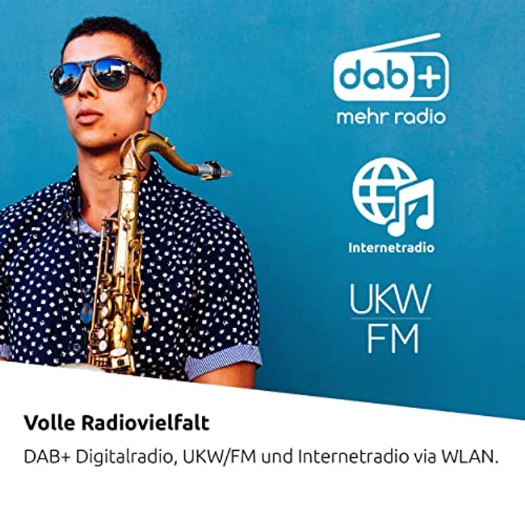 TechniSat DIGITRADIO 143 CD (V3) – Digital HiFi-Tuner, Internetradio (DAB+, UKW, Bluetooth-Audiostreaming, Spotify Connect, CD-Player, WLAN, Breite 43,5 cm, App-Steuerung, Fernbedienung) Schwarz – Bild 4