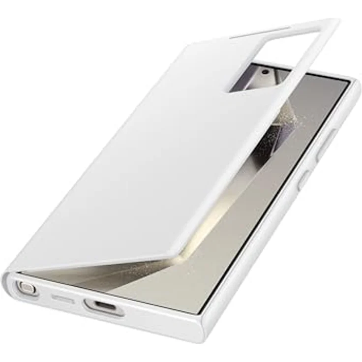 Samsung Smart View Wallet Smartphone Case EF-ZS928 für Galaxy S24 Ultra, Handy-Hülle, Kartenfach, Sichtfenster, White – Bild 4