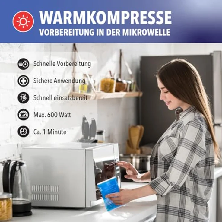 IEA Medical Kalt Warm Kompressen, 3er Set, wiederverwendbare Gel-Kühlkissen, 13x14 cm, für Prellungen und Schmerzen, Blau – Bild 4