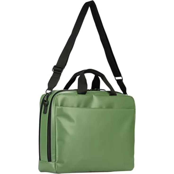 Jost Tolja Aktentasche, wasserabweisende Laptoptasche in Grau, 40 x 14 x 31 cm – Bild 5