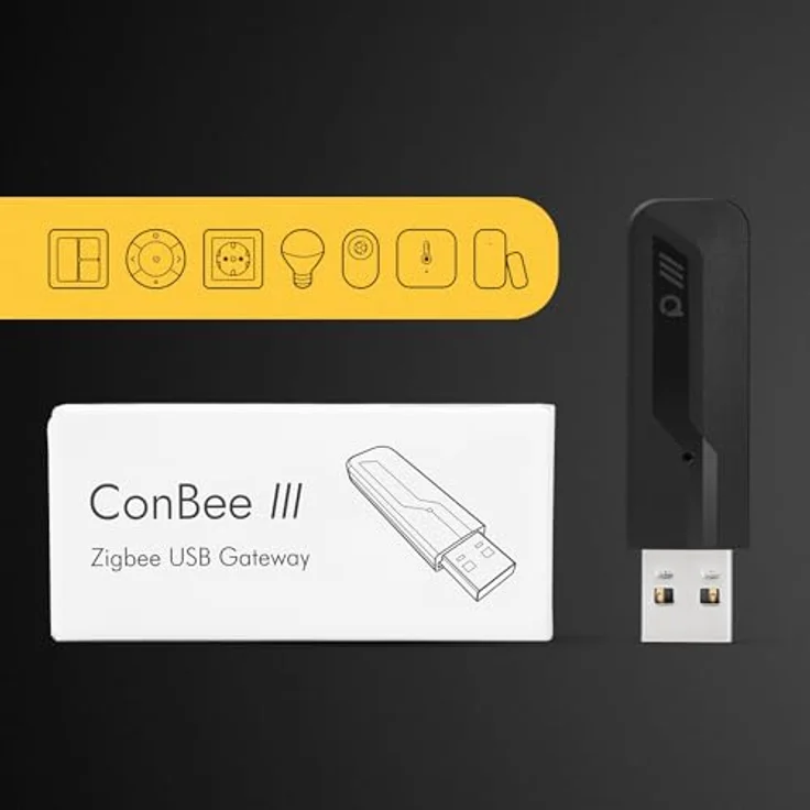 Phoscon ConBee III - das universelle Zigbee USB-Gateway, autarke Lösung ohne Cloud-Zwang, unterstützt verschiedene Home-Automation Systeme – Bild 5