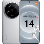 Xiaomi 14 Ultra Smartphone, 16+512GB Handy ohne Vertrag, 120Hz 6.73'' WQHD+ AMOLED Display, Leica Kamera, Snapdragon 8 Gen3, 5000mAh, 90W HyperCharge, Dual-SIM, Weiß