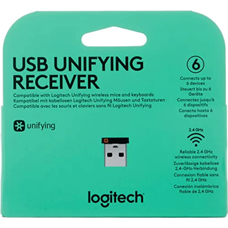 Logitech USB Unifying Empfänger - Schwarz - Preisvergleich – Bild 2