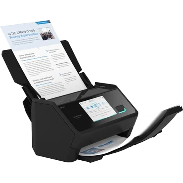 RICOH ScanSnap IX2500, ADF-Dokumentenscanner mit 45 Seiten/Min, Duplex-Scan, WLAN & USB, schwarz – Bild 3