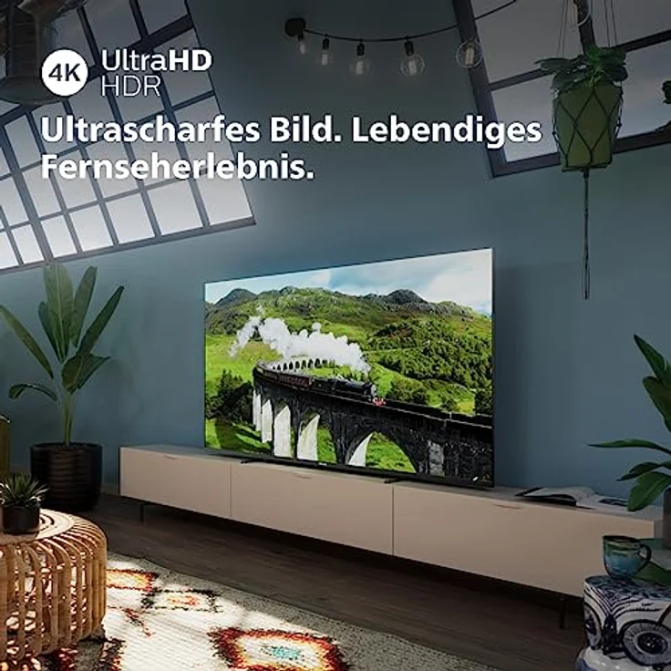 Philips Smart TV | 43PUS7608/12 | 108 cm (43 Zoll) 4K UHD LED Fernseher | 60 Hz | HDR | Dolby Vision – Bild 2