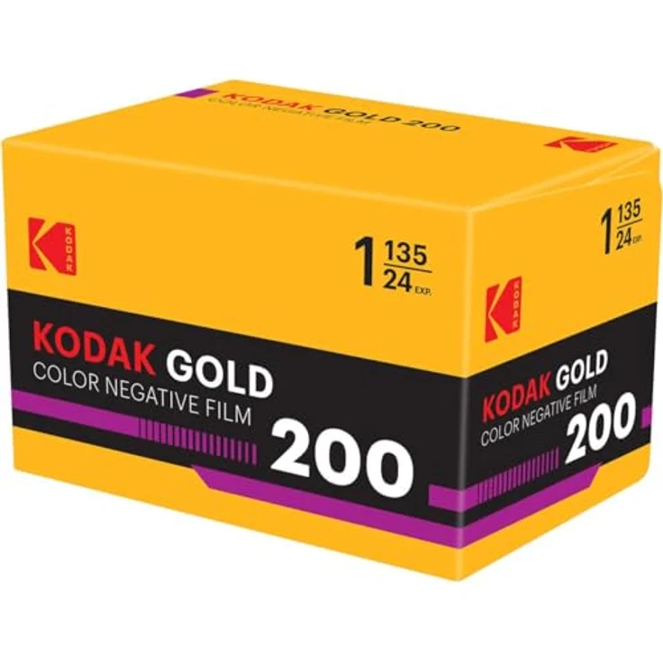 KODAK Eastman Gold 200, 35 mm Farbnegativfilm, ISO 200, 36 Aufnahmen, tageslichtbalanciert, feines Korn, lebendige Farben – Bild 1