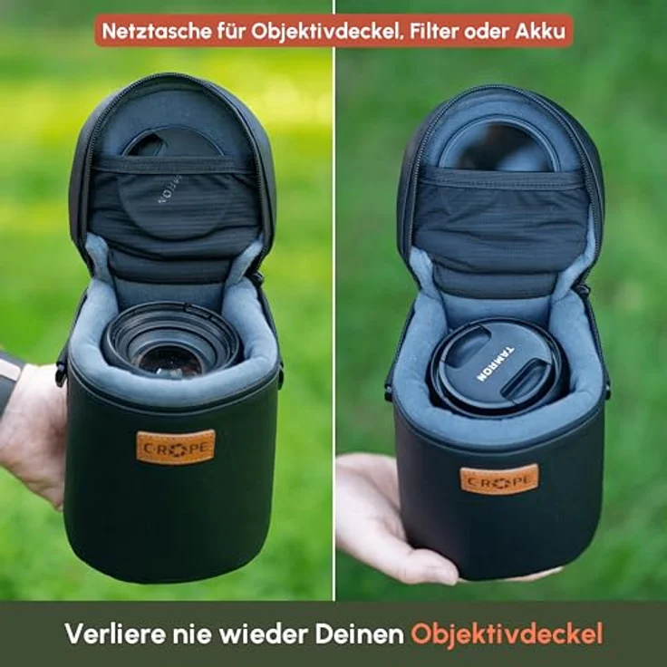 C-Rope Wasserfeste Objektivtasche, Dick gepolstert mit wasserdichtem Reißverschluss, Schutzbeutel für Kameraobjektive – Bild 4