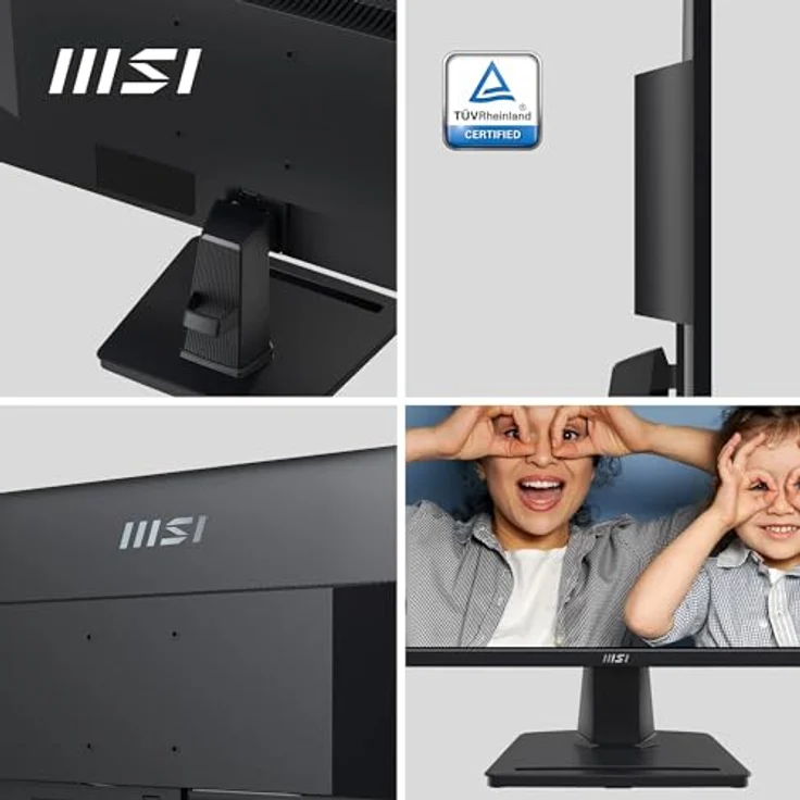 MSI PRO MP275 27 Zoll Full HD Office Monitor - IPS-Panel, 100 Hz, augenschonend, integrierte Lautsprecher - HDMI 1.4b, D-Sub (VGA) – Bild 3