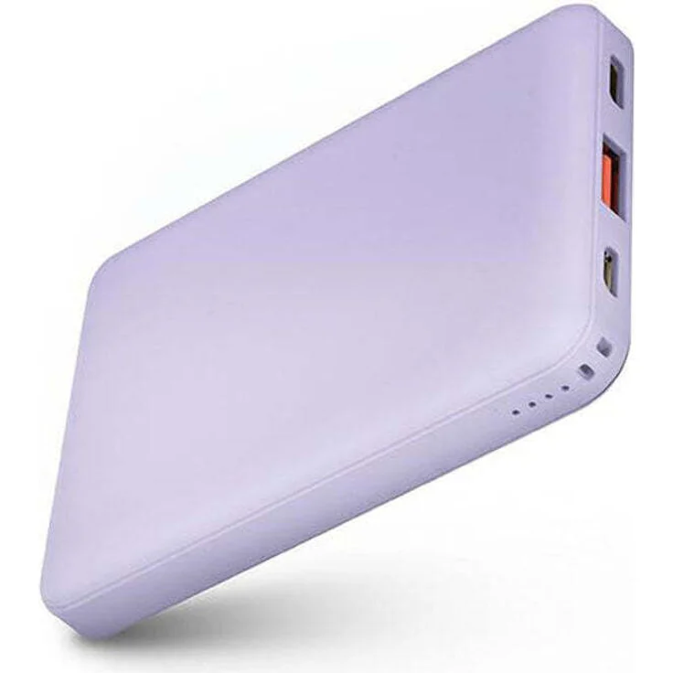 Uniq Fuele Mini 8000 mAh Power Bank, USB-C Schnellladegerät mit 18 W, schlankes Design, schwarz